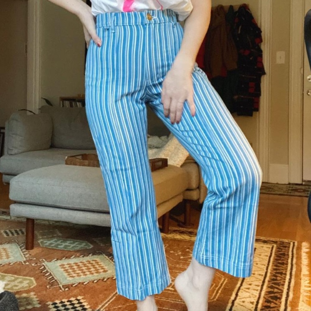 Big Bud Press Blue Stripe Western Pants